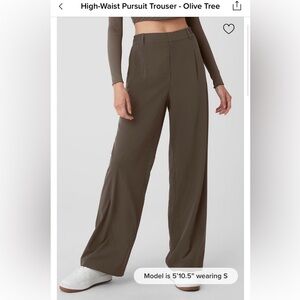 ALO
High-Waist Pursuit Trouser (Limited edition Olive Tree)